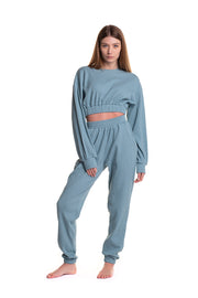 Sweater & Jogger - Turquoise