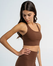 Tulum Top - Brown