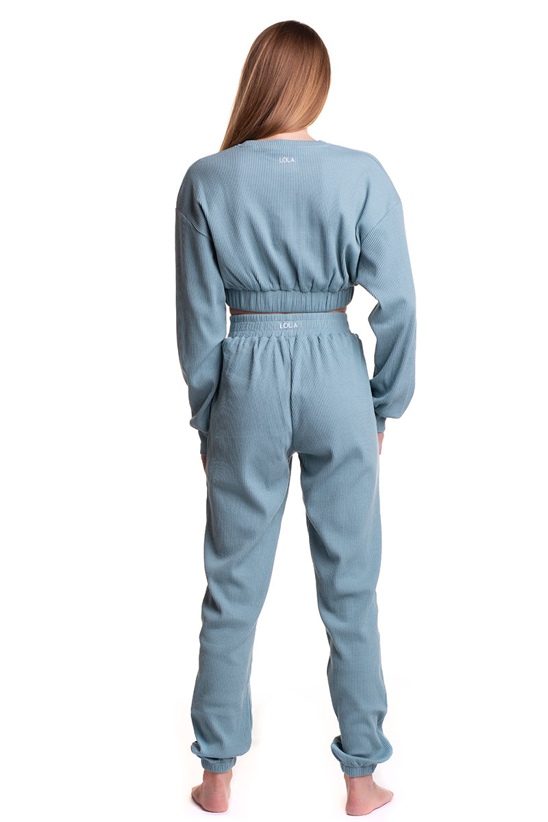 Sweater & Jogger - Turquoise