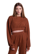 Sweater & Jogger - Caramel