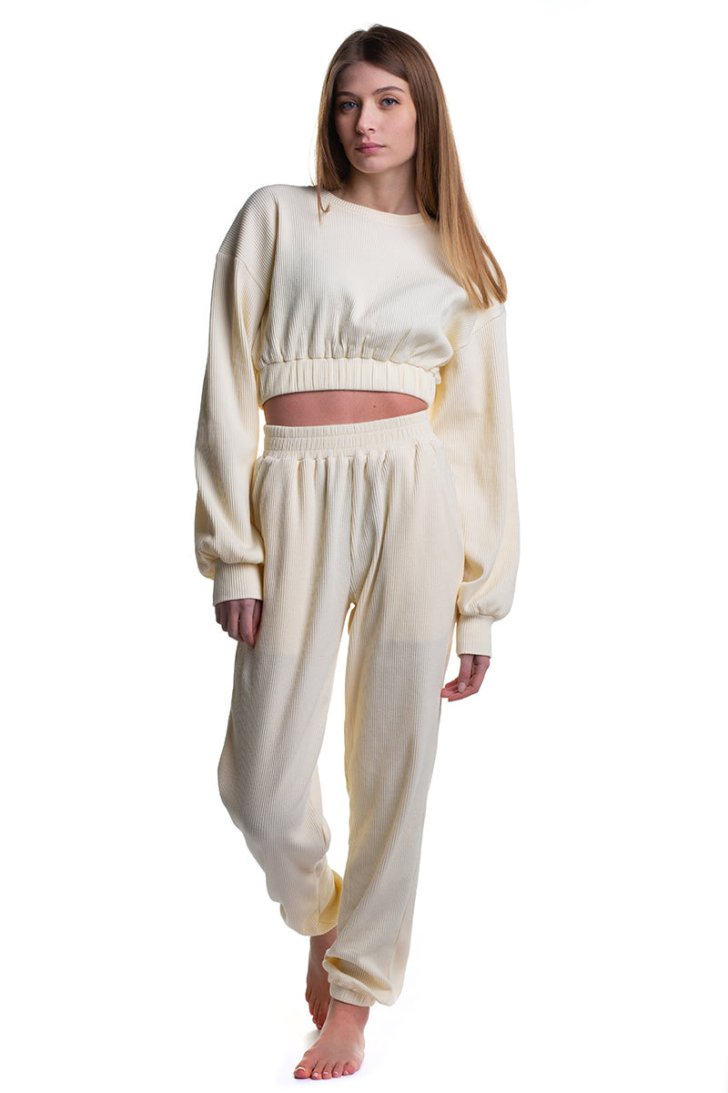 CLANEBRIGHTJERSEYPANTS ベージュ Sweater & Jogger - Sandy Beige