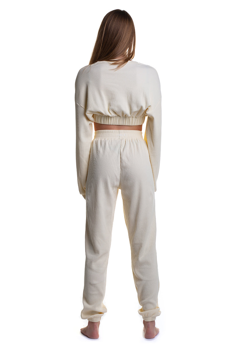 Sweater & Jogger - Sandy Beige